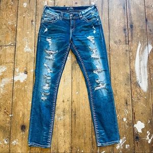 Women’s Silver Jeans Suki Mid-Rise Pencil Skinny
